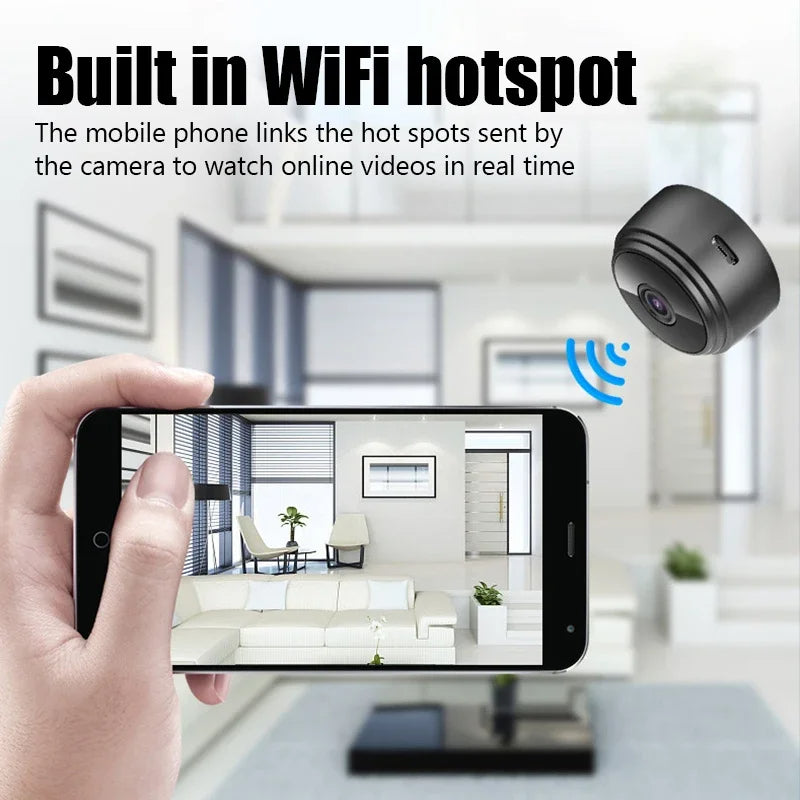 1080p Magnetische WiFi Mini-Sicherheits-Funkkamera