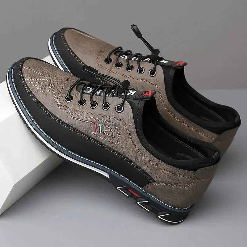 Handgefertigte lässige vegane Lederschuhe