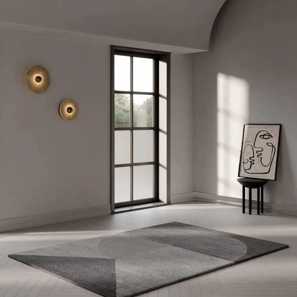 Moderne schwarze Wandleuchte CliffGlow - Moderne Wandleuchte aus Metall