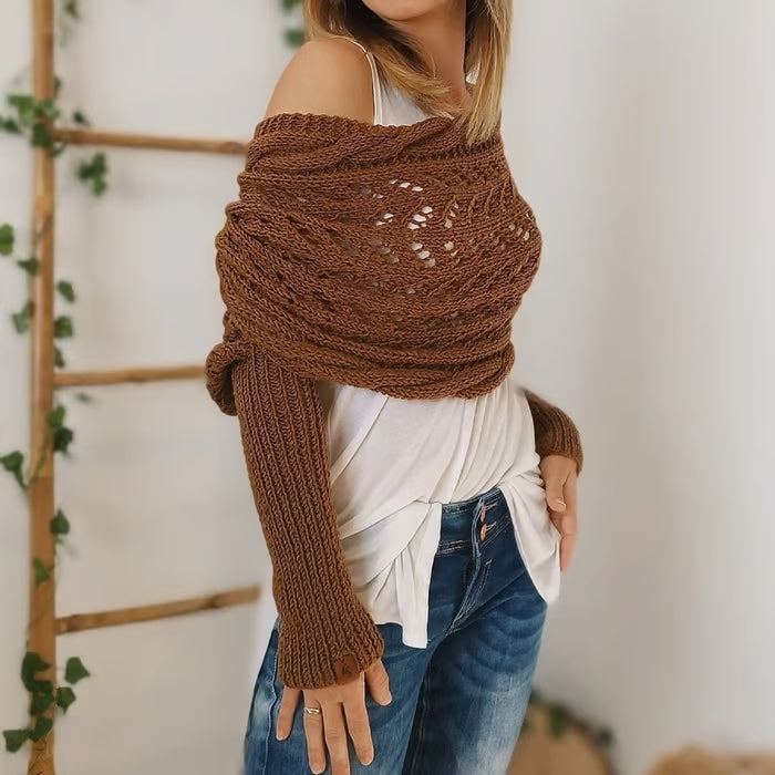 Kuscheliges Wickeltuch im Bohemian-Stil für Damen