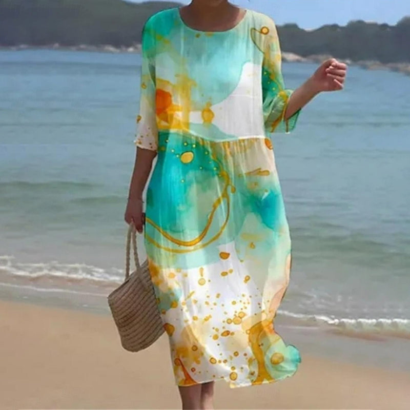 Beata - Elegantes Kleid mit Blumen