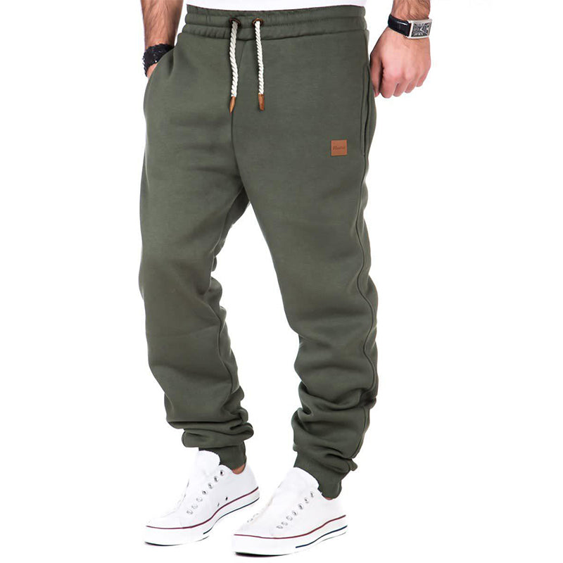 Max Comfort | Solid Color Men's Sweatpants with Drawstring and Elastic Waistband