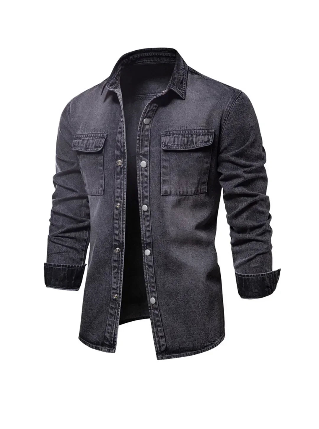 Rolf - Herren Jeanshemd