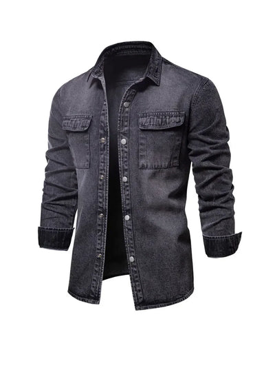 Rolf - Herren Jeanshemd