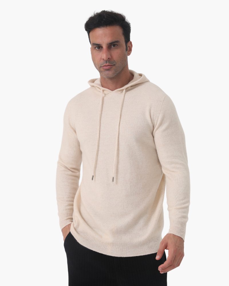 Hoodie made of 100% cashmere