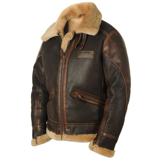 Classic pilot jacket for men - warm and stylish