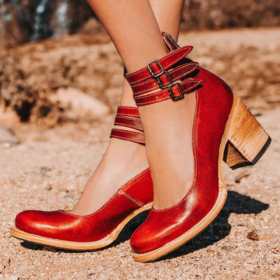 Wooden Walk - Edle High Heels
