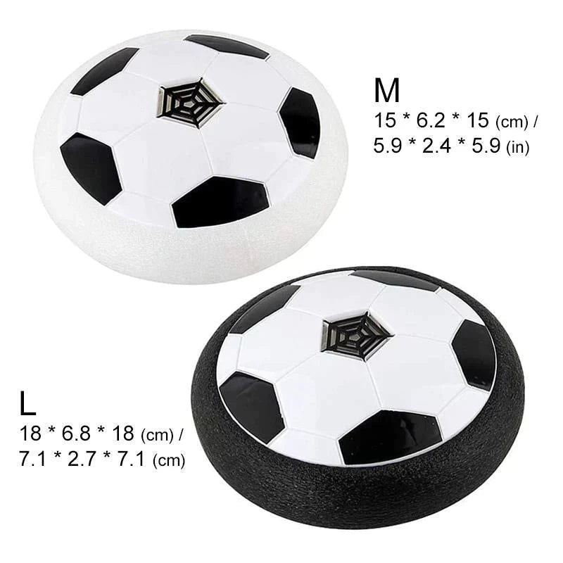 Balón de fútbol plano con iluminación LED para casa