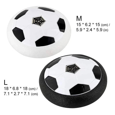 Balón de fútbol plano con iluminación LED para casa