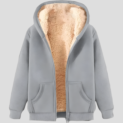 Warmer fleecegefütterter Winter-Kapuzenpullover für Männer