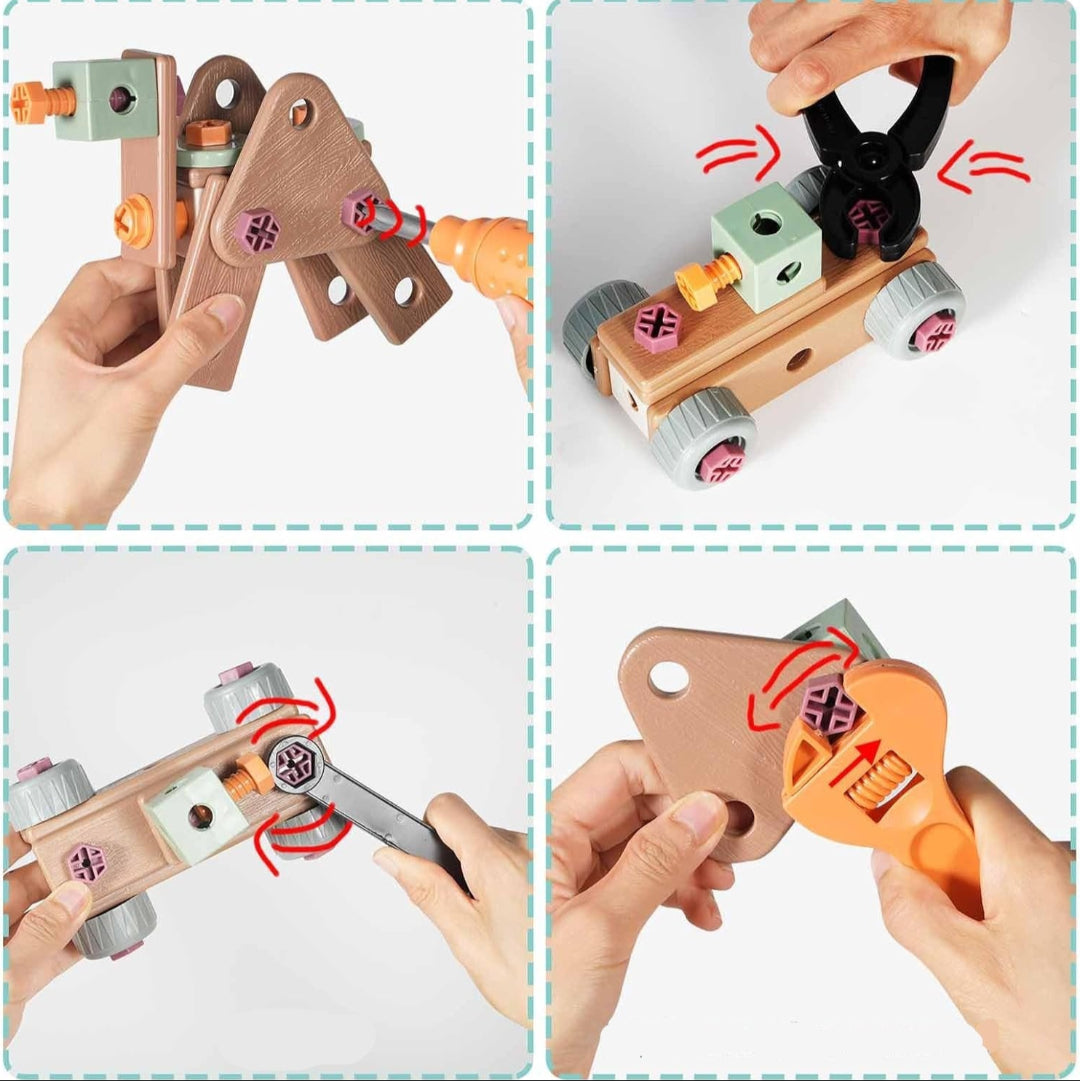 HANDYBUDDY | Juego de herramientas de bricolaje seguro para niños 