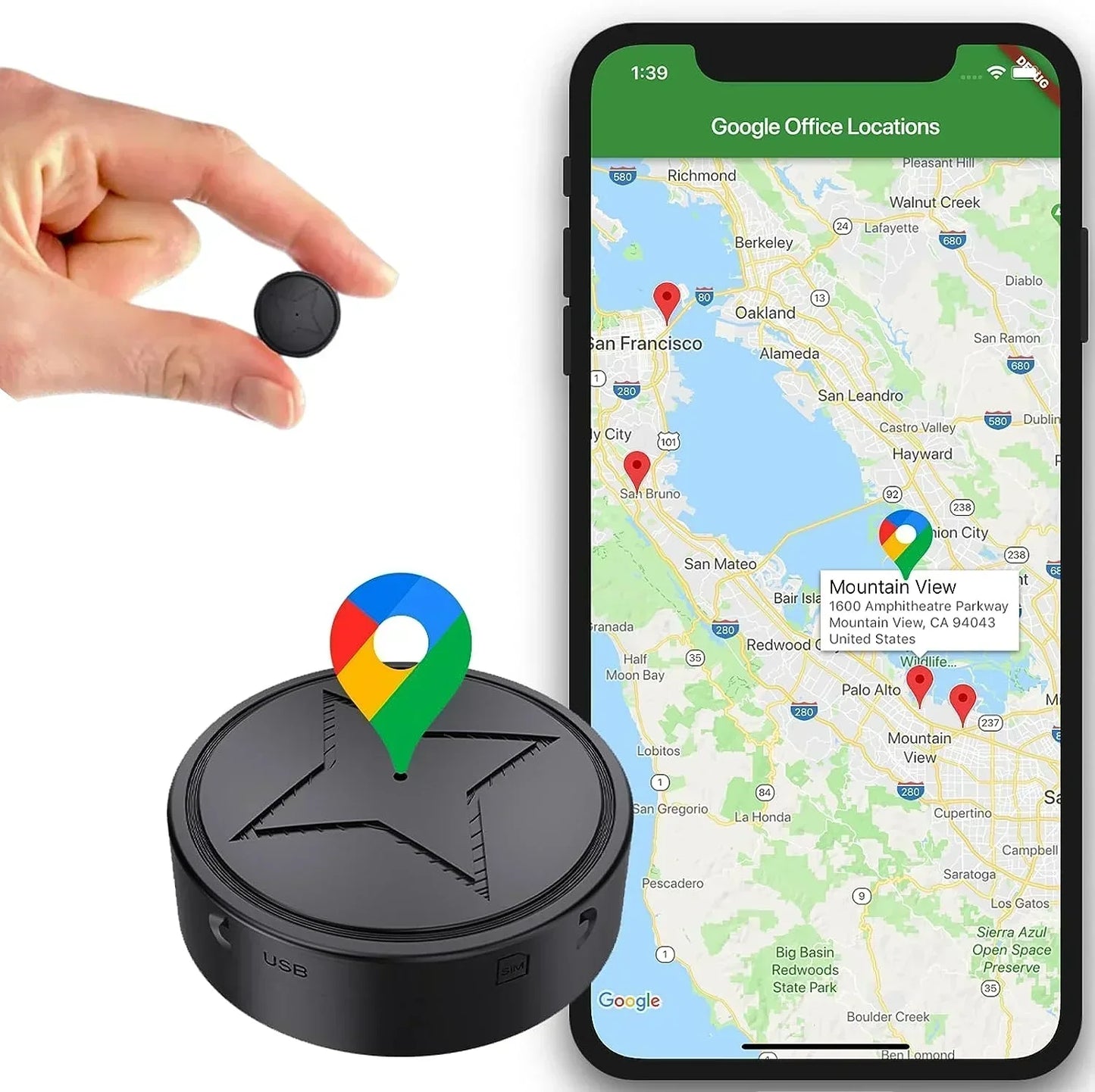 MiniTrack - Leistungsstarker magnetischer GPS-Tracker