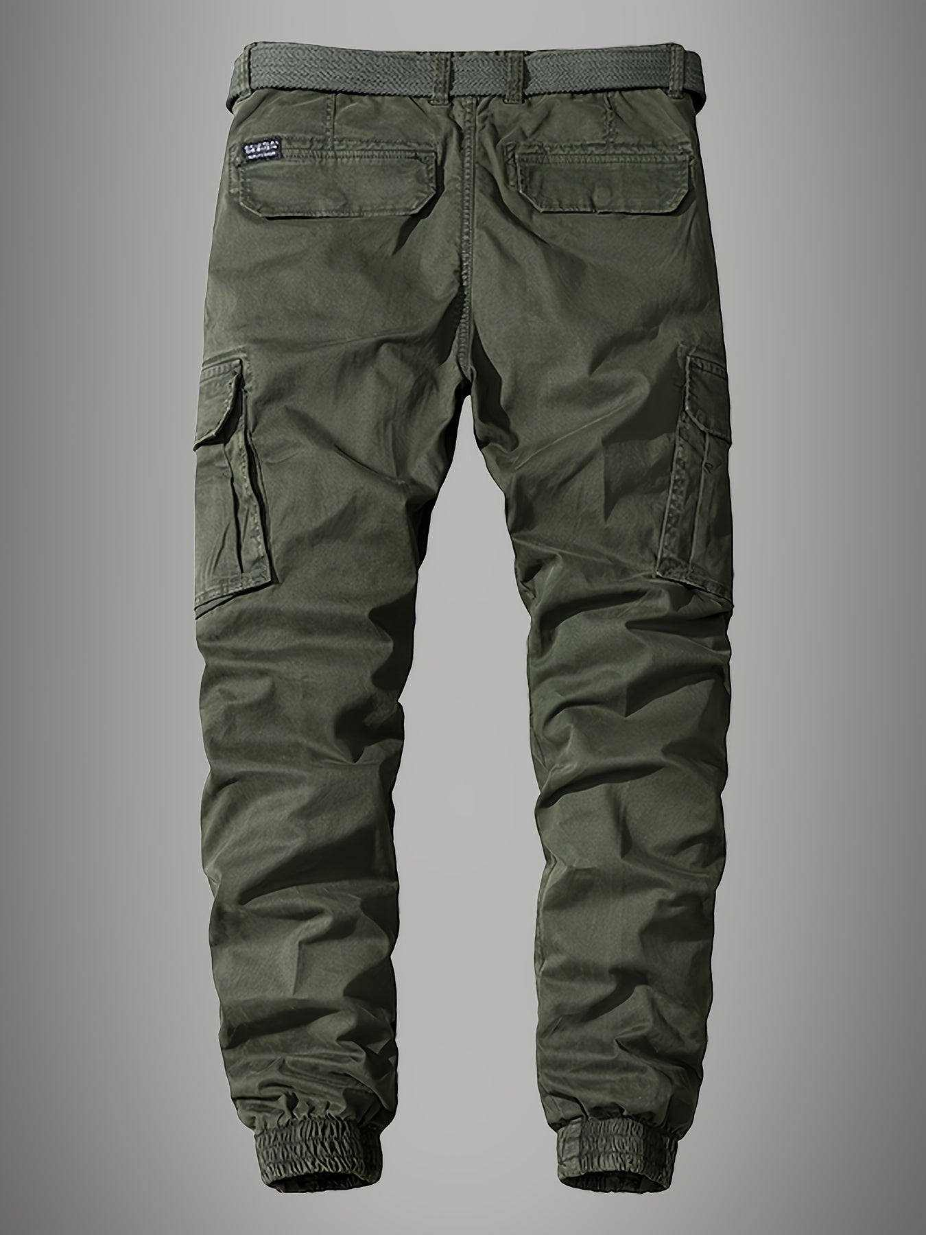 Paweł Cargo Joggers für Männer - Elegante bestickte Multi-Pocket-Hose