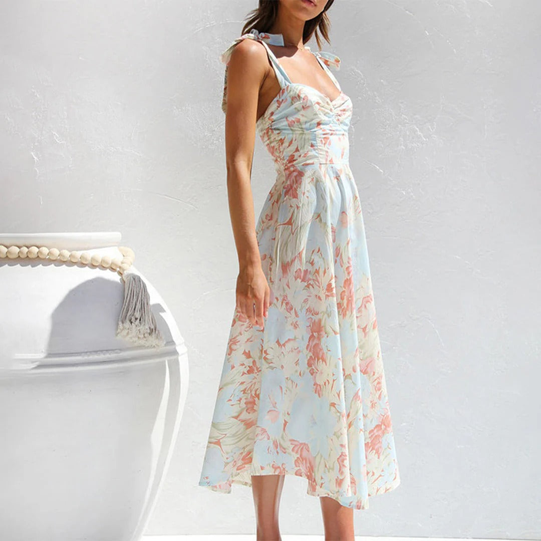 Agnes - Fashionable Floral Midi Dresses
