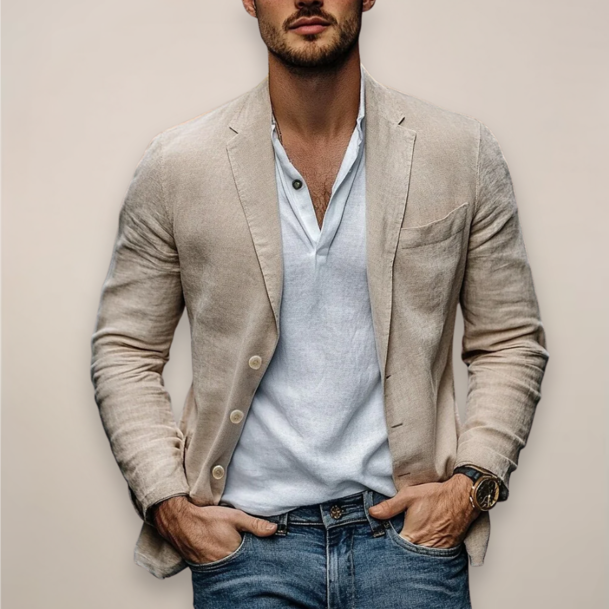 Leinenblazer für Herren - Leicht, bequem und elegant für den Sommer