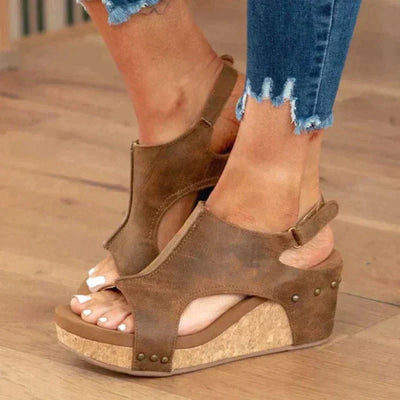 Damenschuhe Lederschuh mit orthopädischer Unterstützung