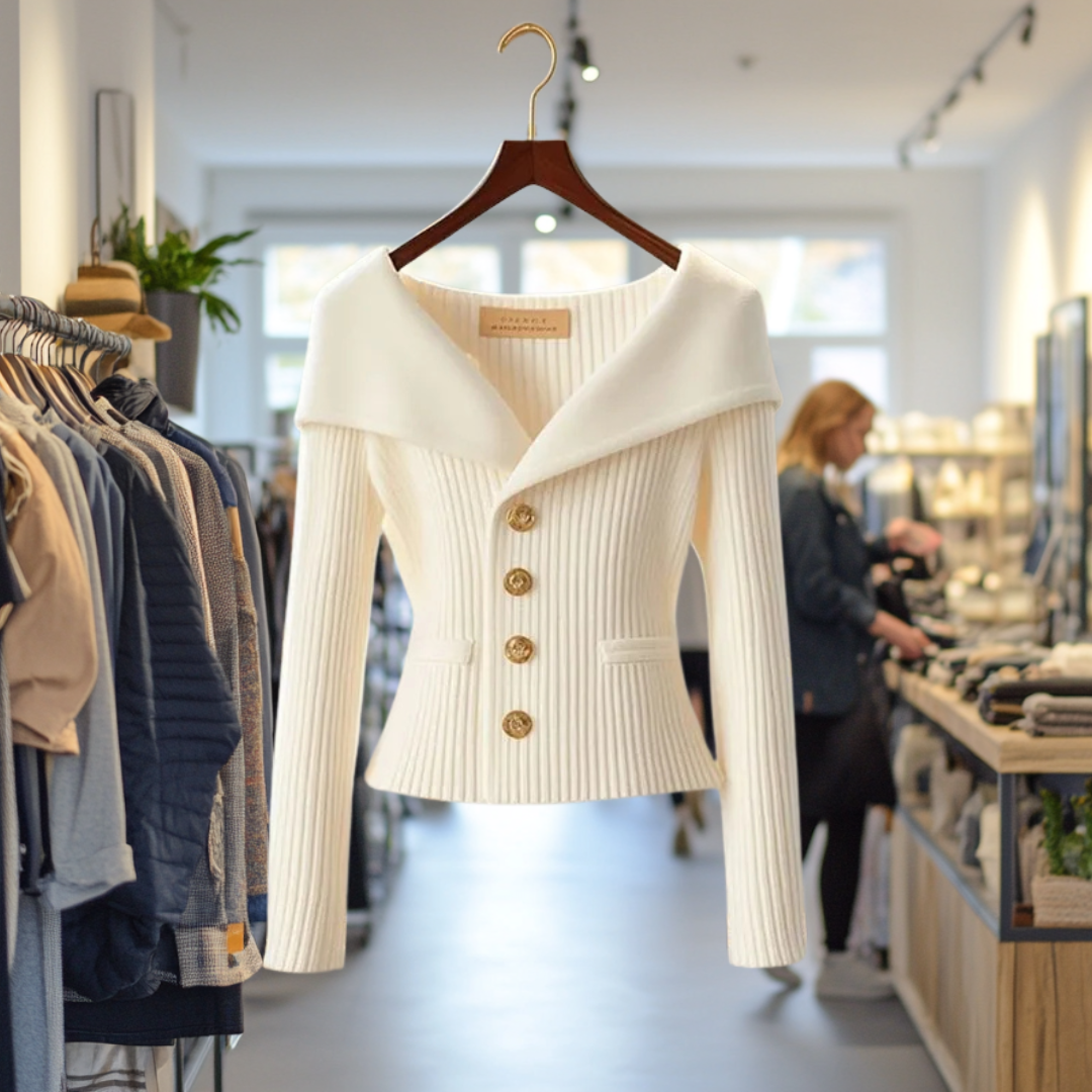 Annika I Luxuriöse Strickjacke