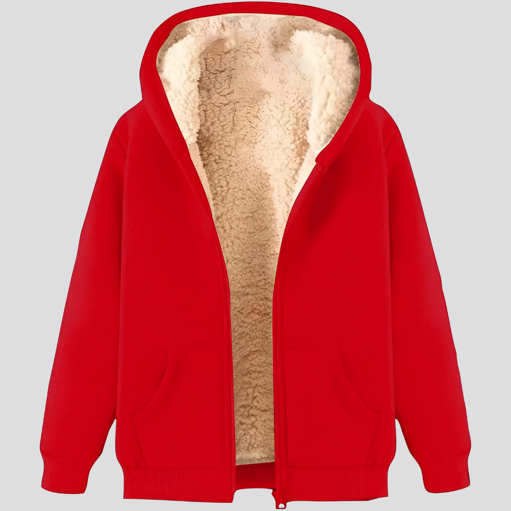 Warmer fleecegefütterter Winter-Kapuzenpullover für Männer