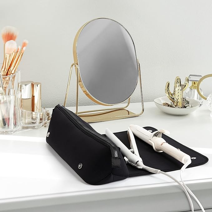 Sac de voyage 2-en-1 pour outil capillaire et tapis résistant à la chaleur