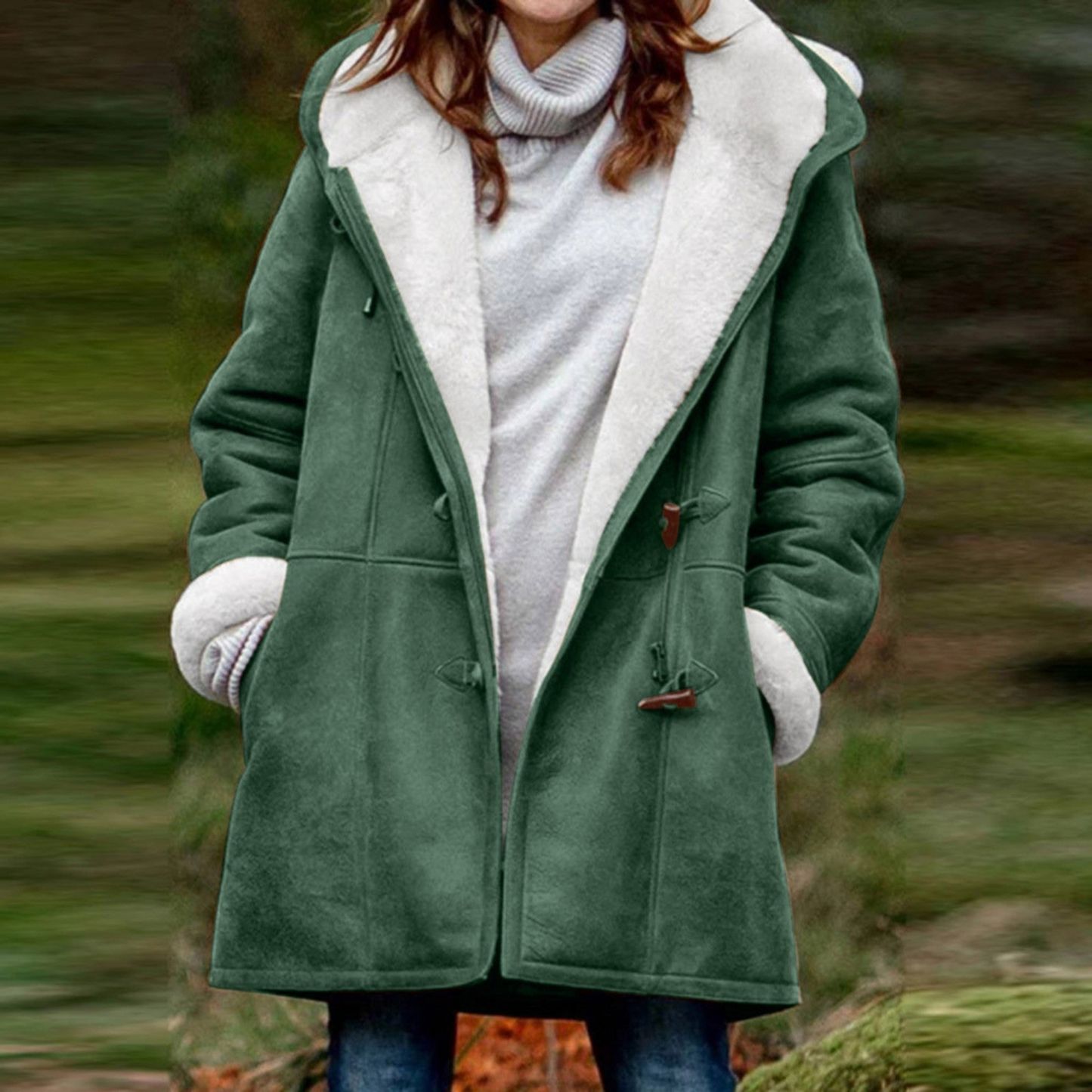 Waleria | Damen Dufflecoat | Warm und Zeitlos