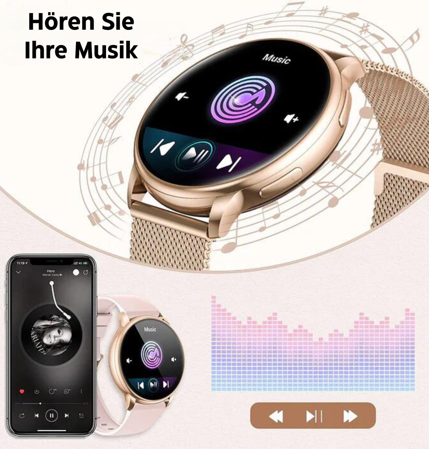 Connected Watch Für Damen | Eleganz und Leistung