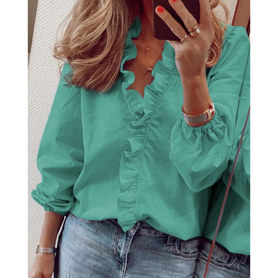 Camillea | Elegante Bluse Damen | Puffärmelig