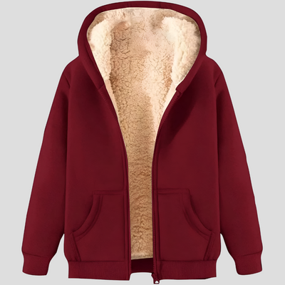 Warmer fleecegefütterter Winter-Kapuzenpullover für Männer