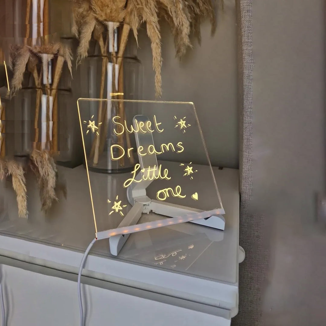 Bloc de notas LED con colores