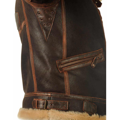 Klassische Fliegerjacke für Herren - warm und stilvoll