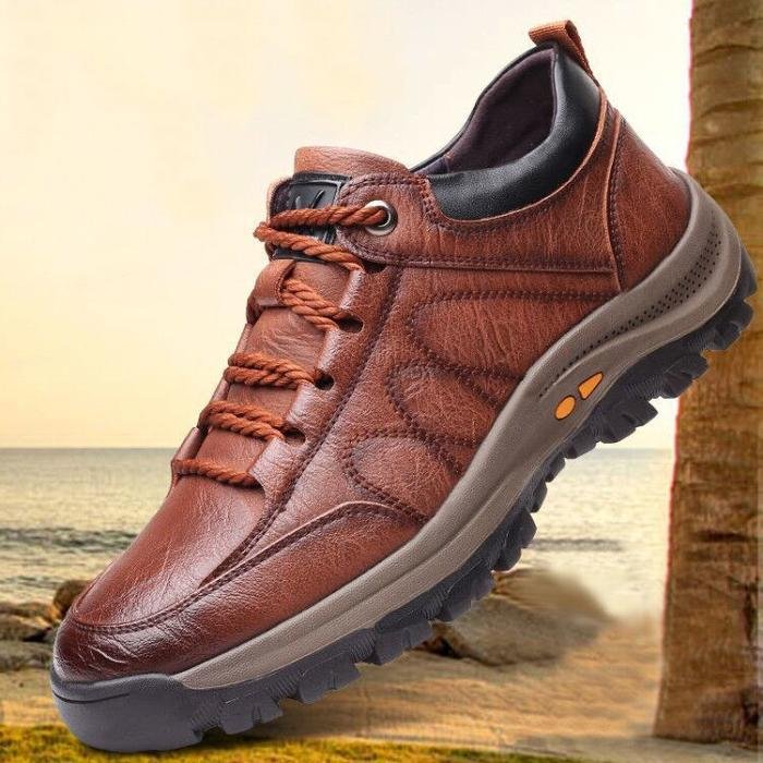 Scarpe outdoor ortopediche in pelle per uomo