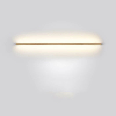 Apliques de pared Lámpara LED minimalista de madera