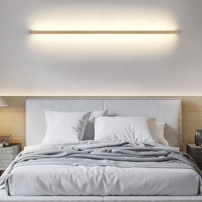 Apliques de pared Lámpara LED minimalista de madera