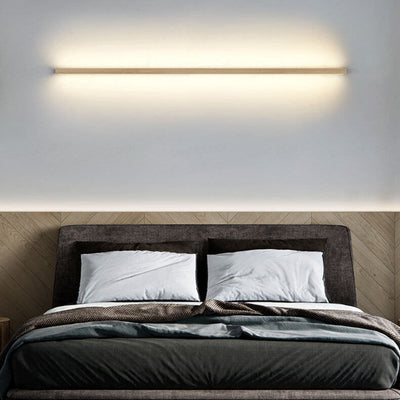 Apliques de pared Lámpara LED minimalista de madera
