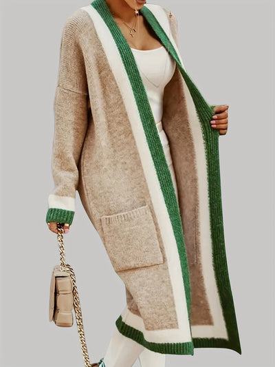 Charlotte Lange Strickjacke - Vintage-Inspiration mit bunten Akzenten