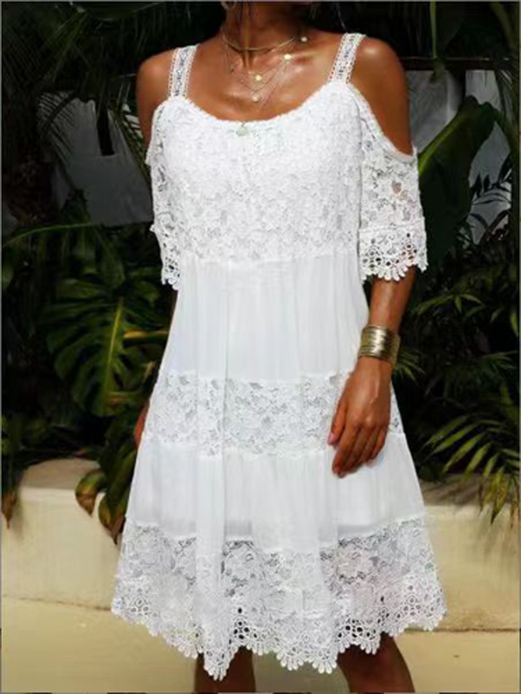 Acuza - Robe en dentelle chiffon