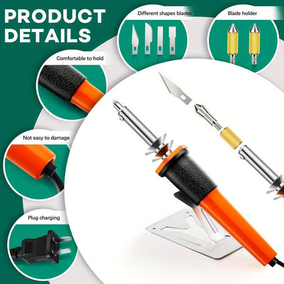 Elektrowerkzeug zum einfachen Ausschneiden von Kürbissen | Schneller Präzisionsschneider