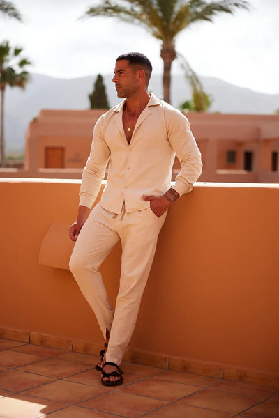 Herren Leinenanzug - Eleganz und Leichtigkeit für den Sommer