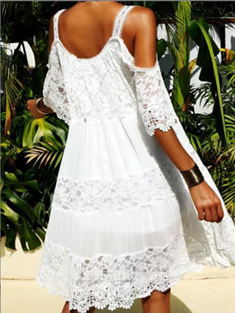 Acuza - Robe en dentelle chiffon