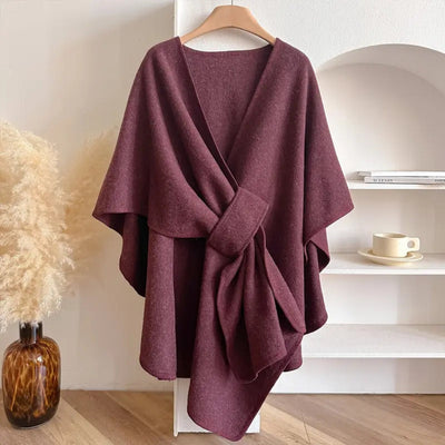 Luxuriöse Windjacke mit eleganter Drapierung