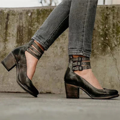 Wooden Walk - Edle High Heels