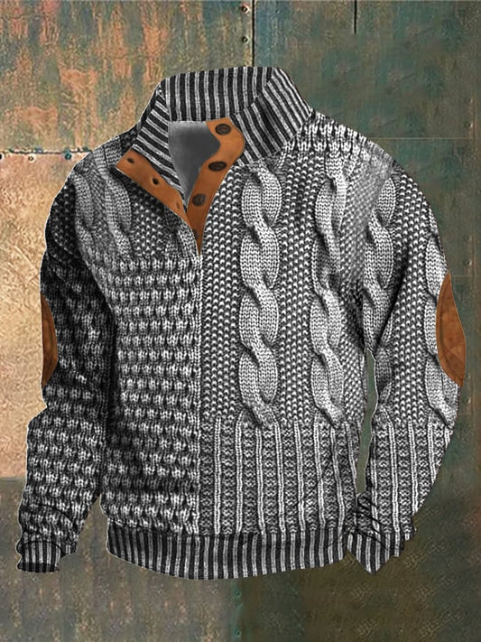 Lässiger Pullover mit Knöpfen für einen schlichten und eleganten Look