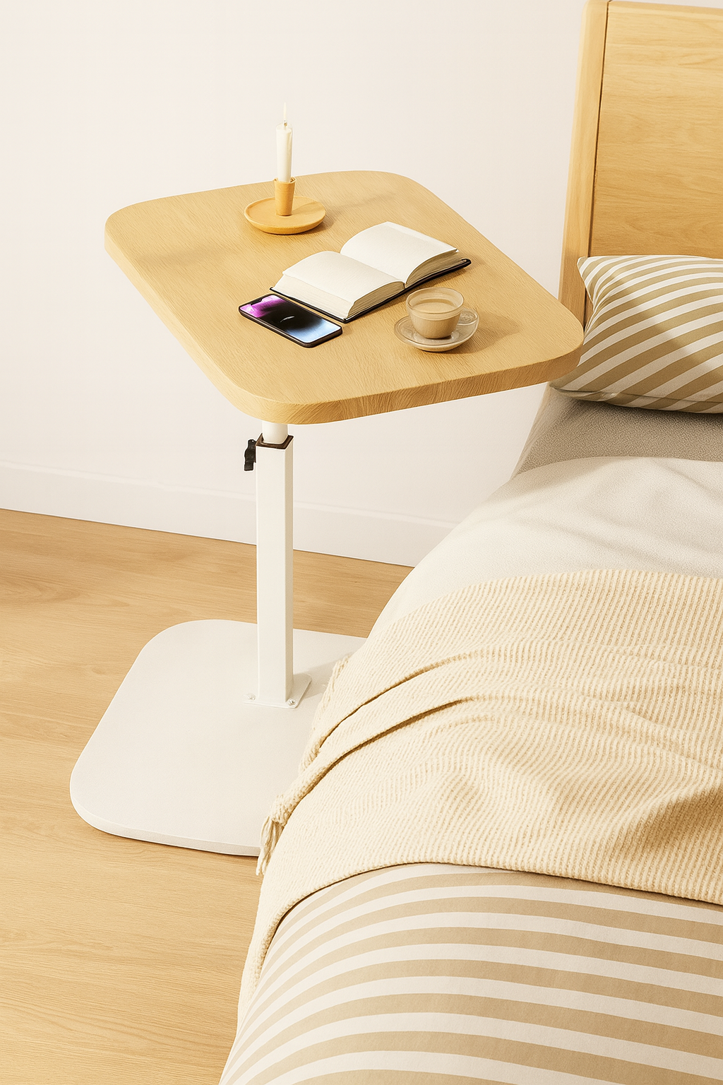 Adjustable side table