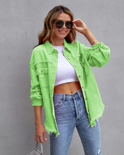Émile getragene Jeansjacke - zeitloser Stil mit modernem Touch