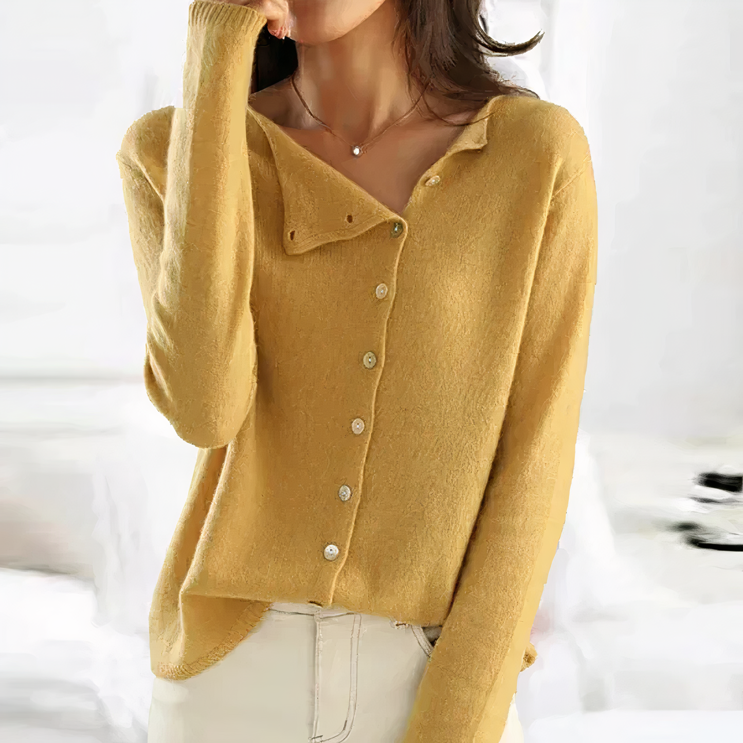 Cardigan élégant à boutons pour femmes | Idéal pour toutes les saisons