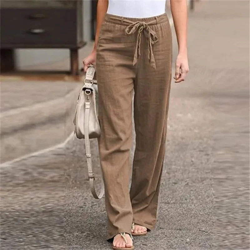 Ilnara - Leinen-Stretch-Hose