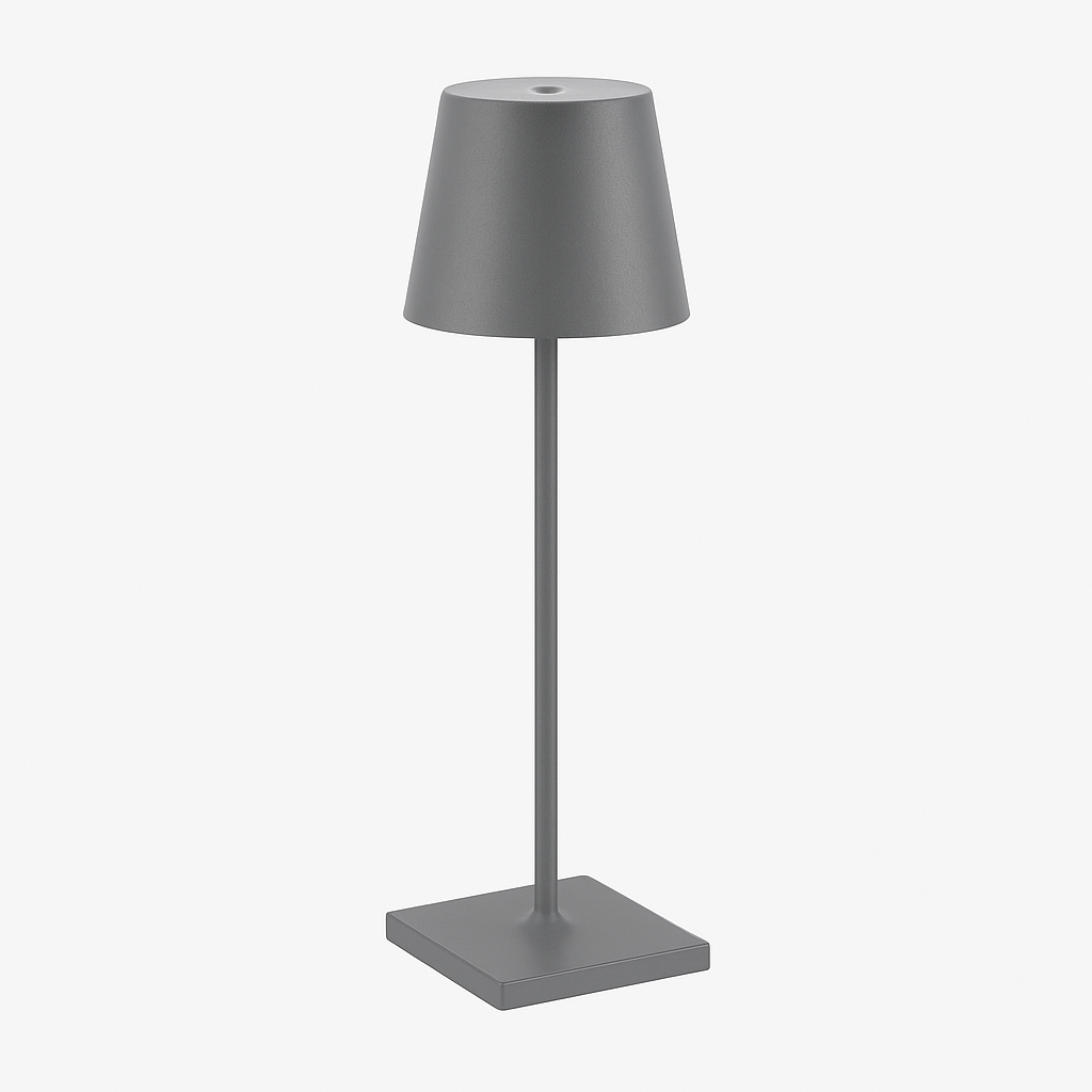 LED Lamp Waterproof Minimalist gray