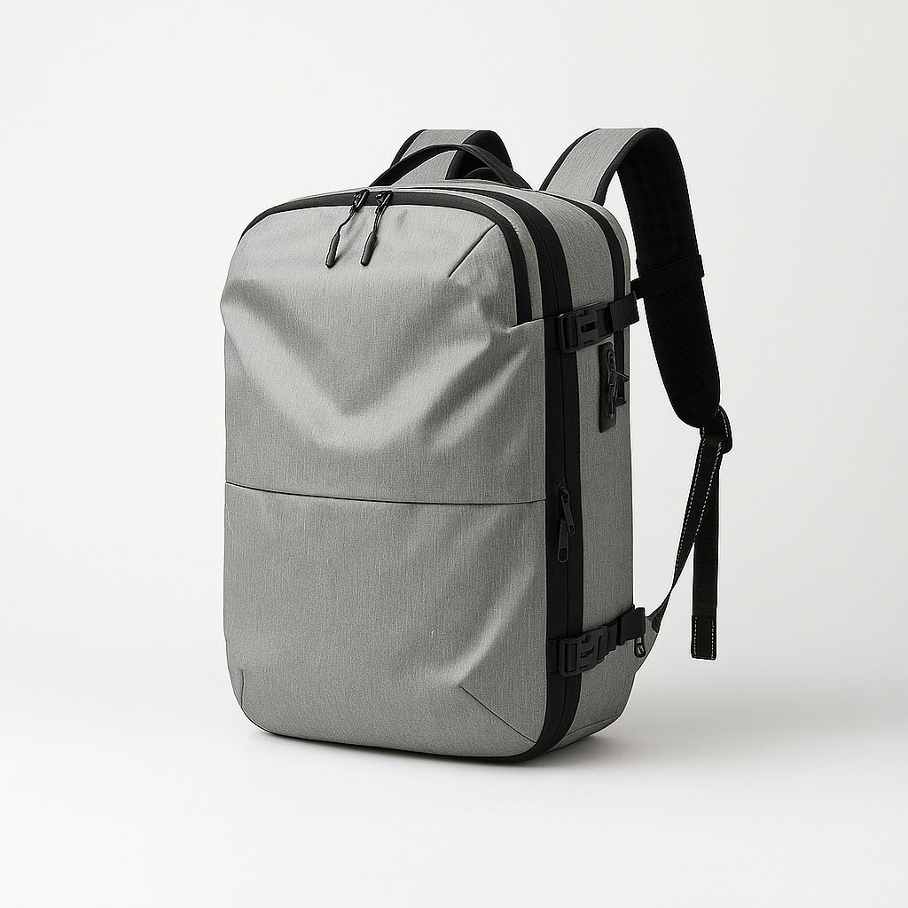 60L Travel backpack gray