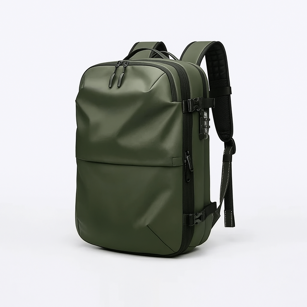 60L Travel backpack green