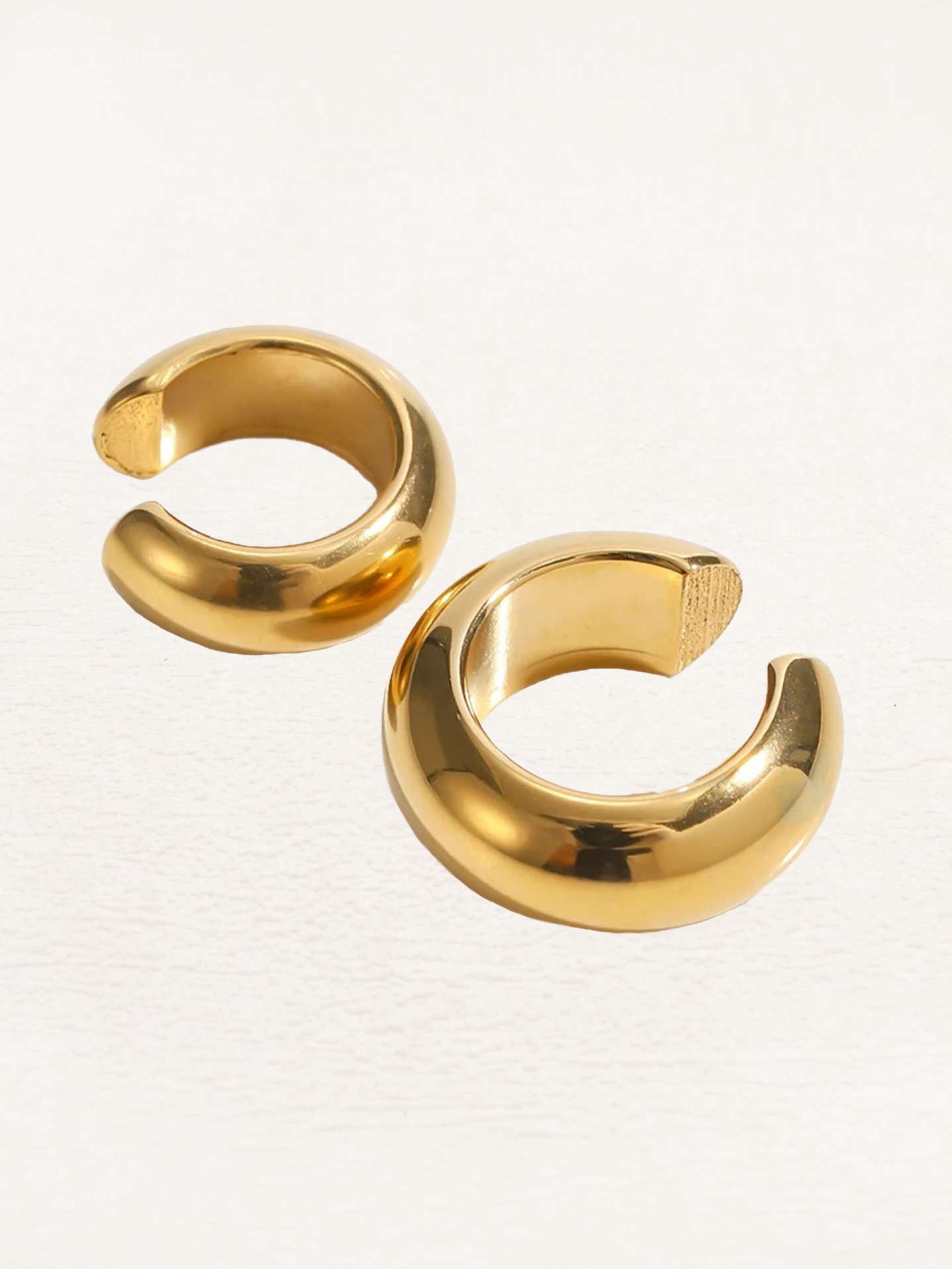 Audrey Manchette d'oreille épaisse or