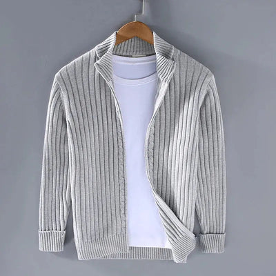 Strickpullover mit Reißverschluss